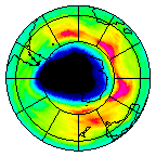 Ozone Field of 10 October 2021