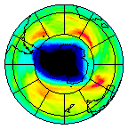 Ozone Field of 25 October 2021