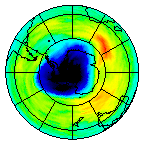 Ozone Field of 12 November 2021