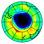 Ozone Field of 25 September 2022