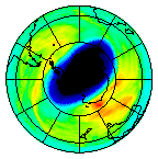 Ozone Field of 09 October 2022