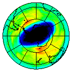 Ozone Field of 10 October 2022