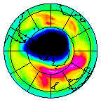 Ozone Field of 01 October 2023