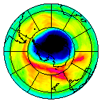 Ozone Field of 25 October 2023