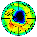 Ozone Field of 31 October 2023