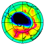 Ozone Field of 01 October 2024