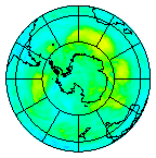 Ozone Field of 10 January 2025