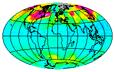 Ozone Field of 22 January 2025
