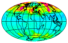 Ozone Field of 25 January 2025
