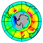 Ozone Field of 14 August 2025