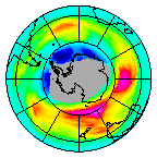 Ozone Field of 17 August 2025