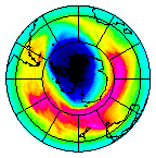 Ozone Field of 22 September 2025