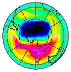 Ozone Field of 26 September 2025