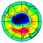 Ozone Field of 25 October 2025