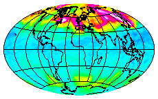 Ozone Field of 25 January 2026