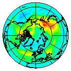 Ozone Field of 21 October 2004
