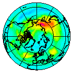 Ozone Field of 22 October 2004