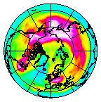 Ozone Field of 13 February 2005