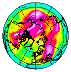 Ozone Field of 11 March 2005