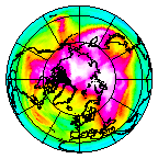 Ozone Field of 14 March 2005