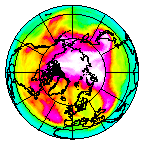 Ozone Field of 25 March 2005