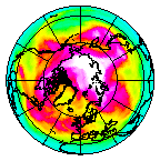 Ozone Field of 27 March 2005