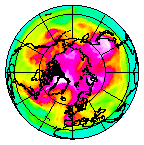 Ozone Field of 15 April 2005