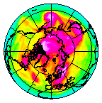 Ozone Field of 21 April 2005