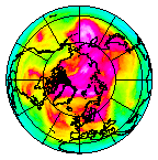 Ozone Field of 25 April 2005