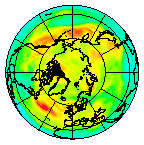 Ozone Field of 14 June 2005