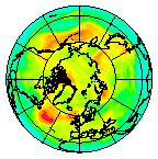 Ozone Field of 15 June 2005