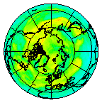 Ozone Field of 13 July 2005