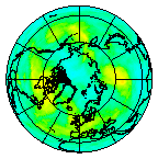 Ozone Field of 13 August 2005