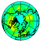Ozone Field of 16 August 2005