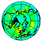 Ozone Field of 25 August 2005