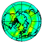 Ozone Field of 03 September 2005