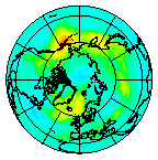 Ozone Field of 09 October 2005