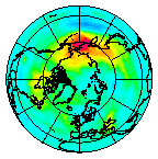 Ozone Field of 19 October 2005