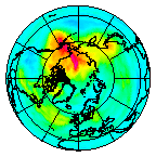 Ozone Field of 24 October 2005