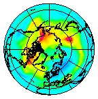 Ozone Field of 31 October 2005