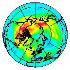Ozone Field of 03 November 2005