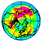 Ozone Field of 25 December 2005