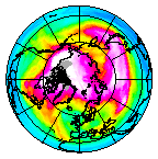 Ozone Field of 25 January 2006