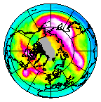 Ozone Field of 01 January 2007
