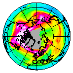 Ozone Field of 10 January 2007