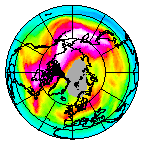 Ozone Field of 22 January 2007