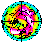Ozone Field of 14 February 2007