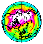 Ozone Field of 24 February 2007