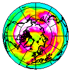 Ozone Field of 14 March 2007