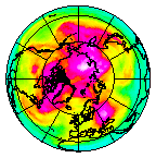 Ozone Field of 22 April 2007